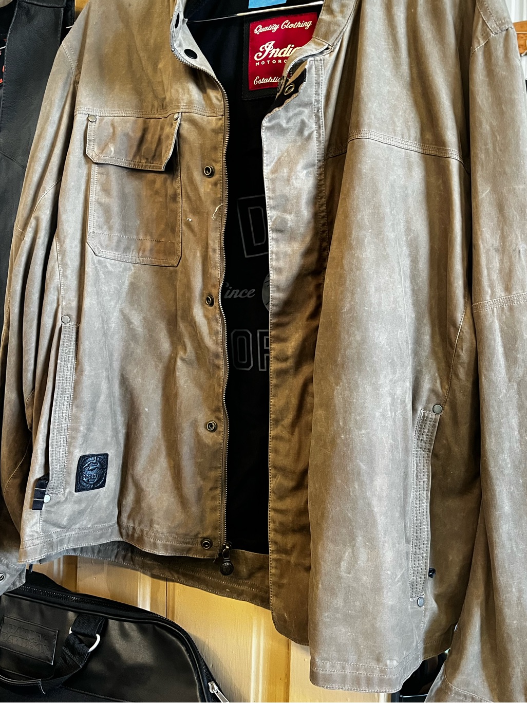 Indian Motorcycle Riding Jacket Brown Size 2xl